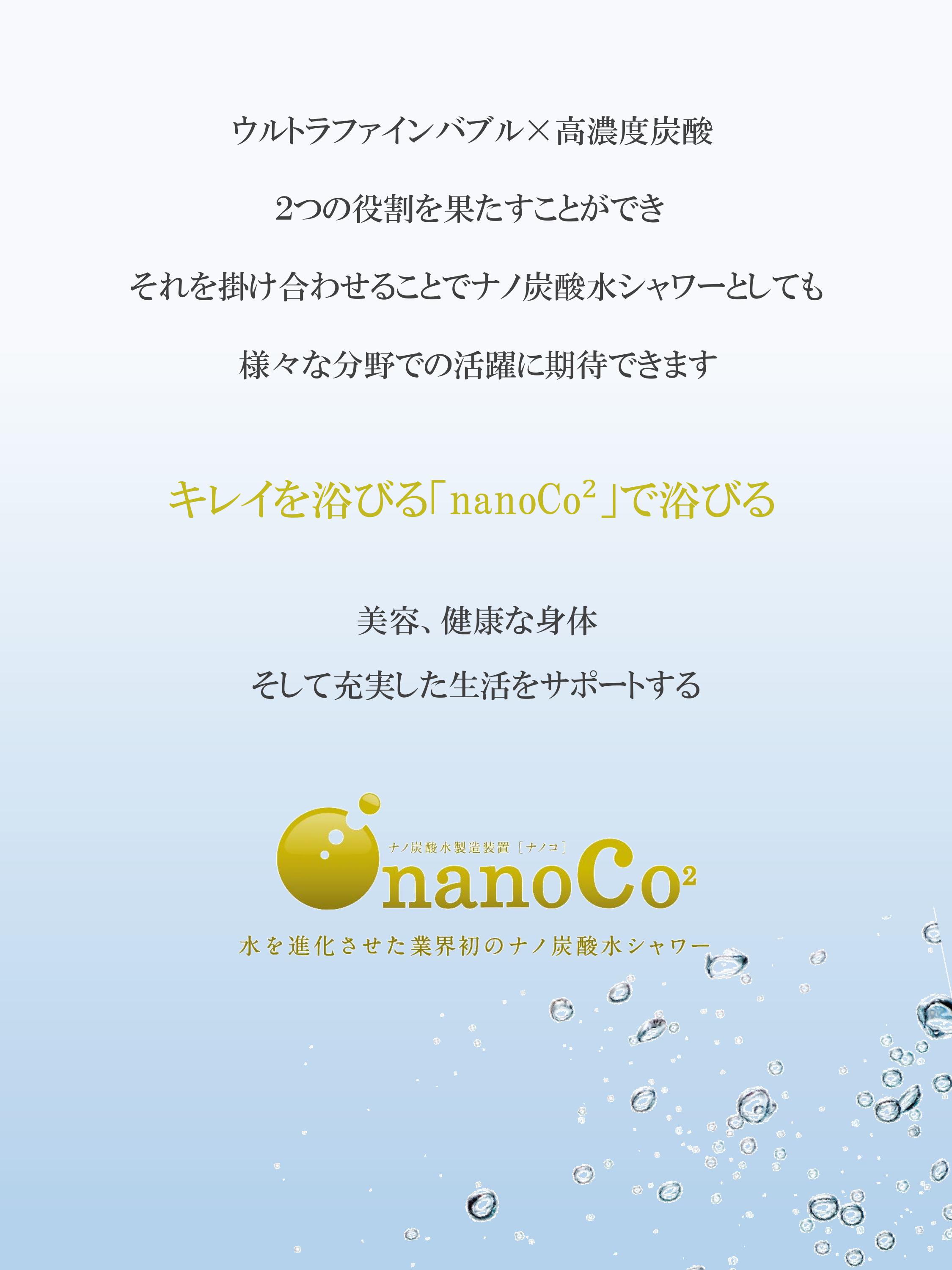 ナノ炭酸水製造装置 nanoCo